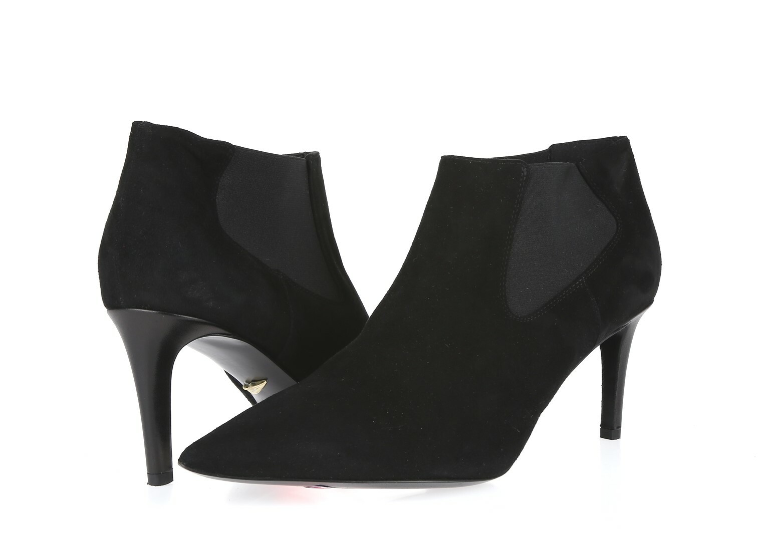 Womens Diane Von Furstenberg 228725 Black Suede Holter Ankle Booites Size 10 B