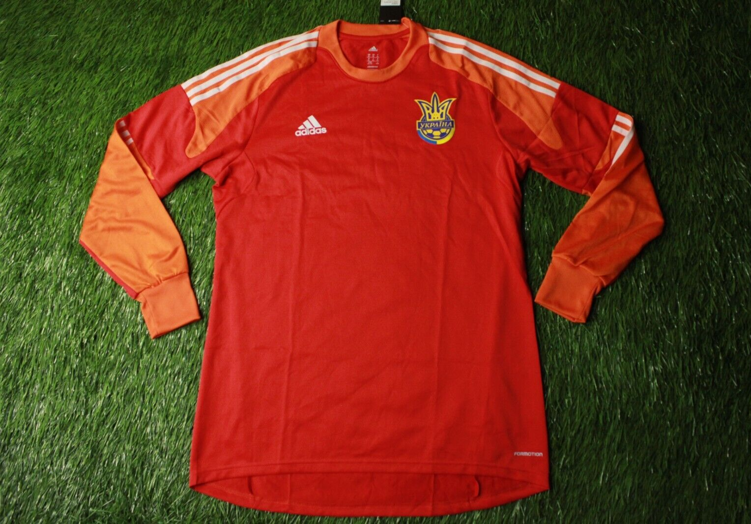 adidas 高麗大学 soccer サッカーシャツ 古着 赤 XLサイズ UK製 90s adidas 