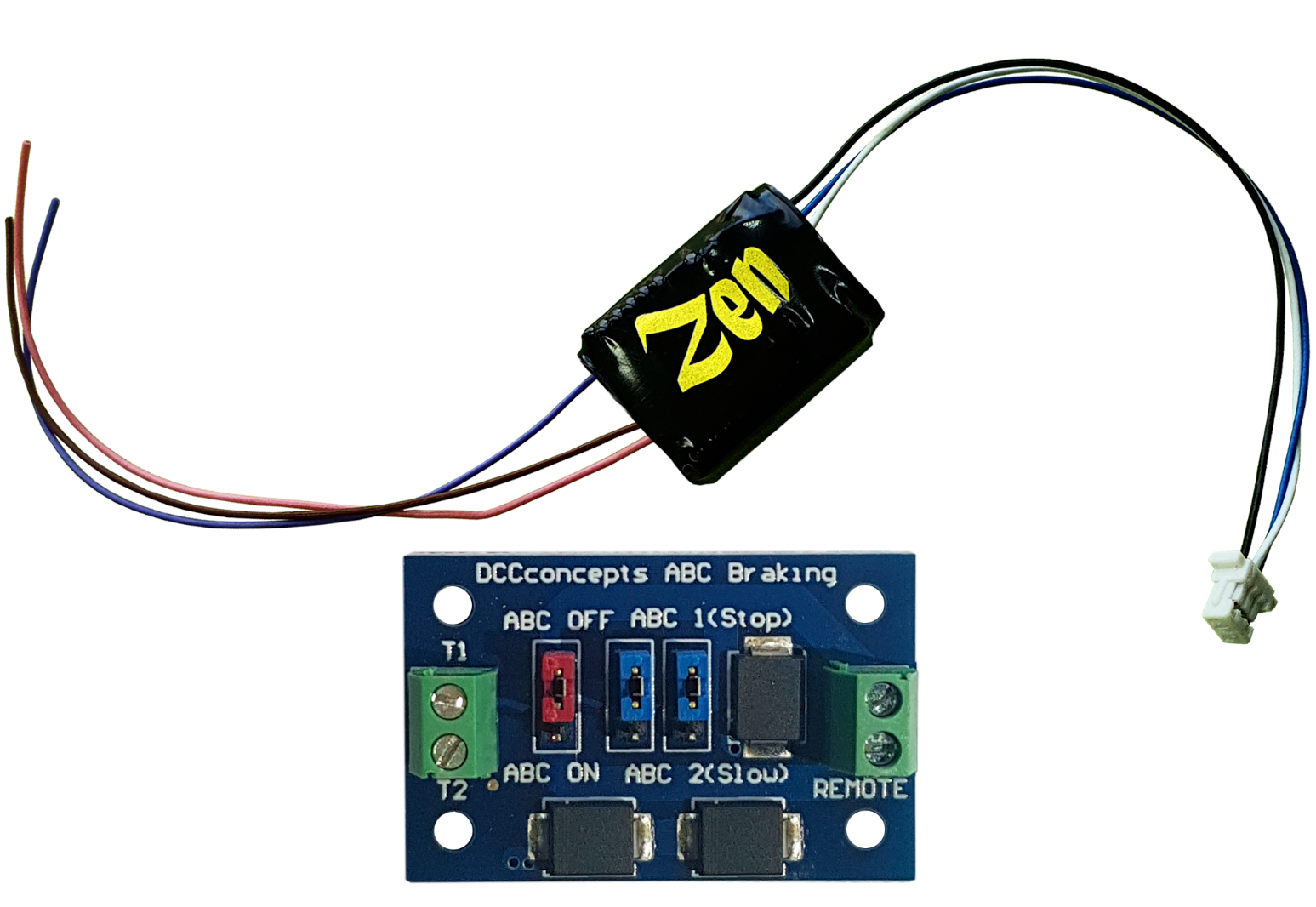 DCC Concepts ~ 8 Pin Small Direct Motor Decoder ~ 1x ABC