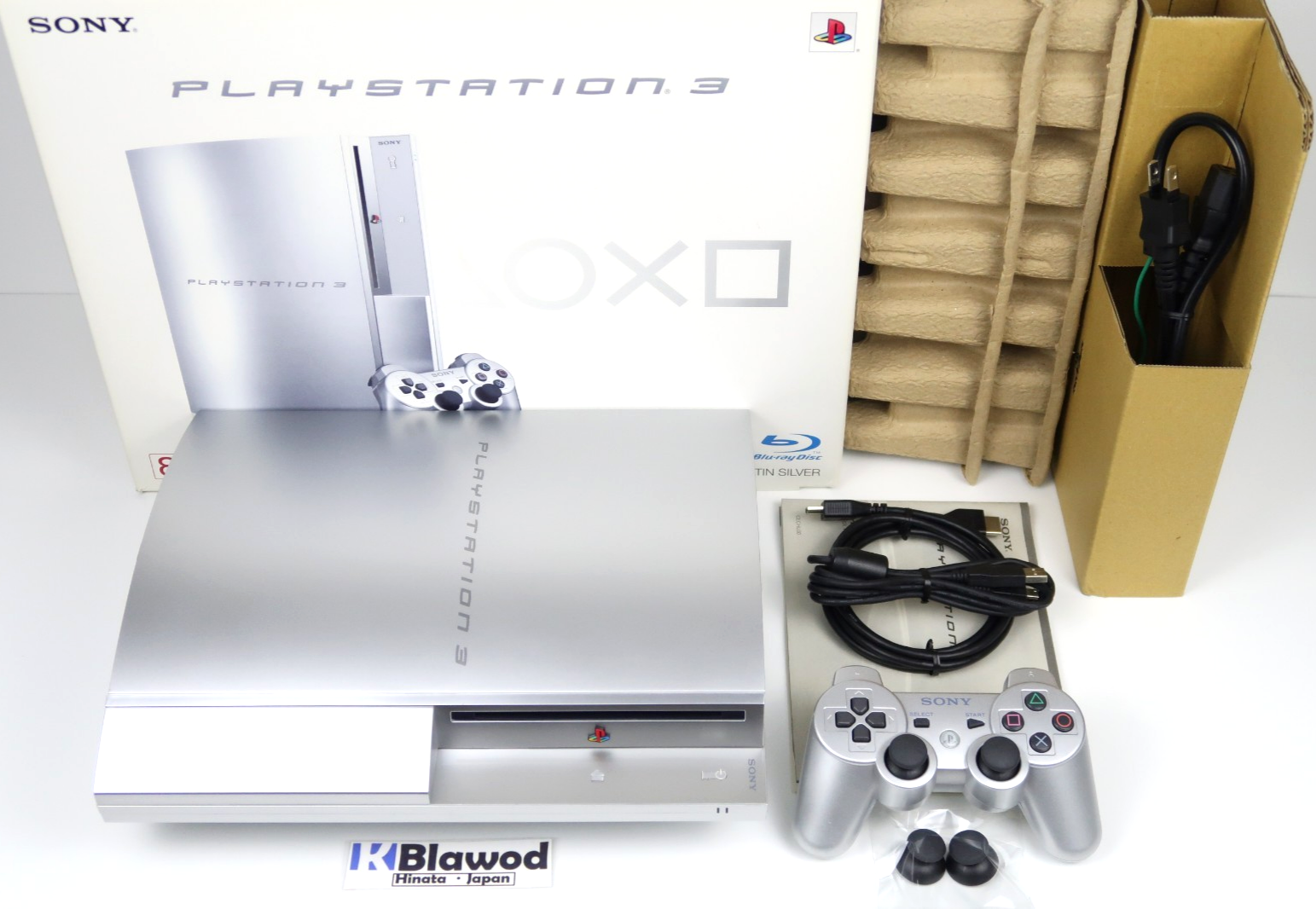 PlayStation3 - SONY PlayStation3 本体 CECHL00 SONY PLAYSTATION 3 PS3 Satin silver CECHL00 Console 80GB F/S