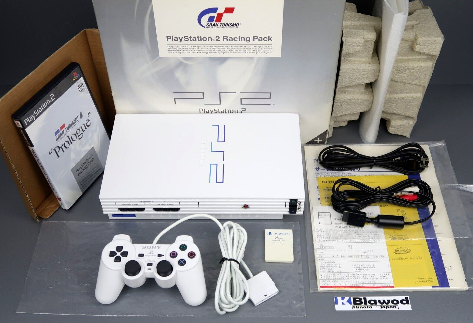 Sony PlayStation2 PS2 SCPH 55000 GT Racing Pack White Sony PlayStation2 PS2 SCPH 55000 GT Racing Pack White