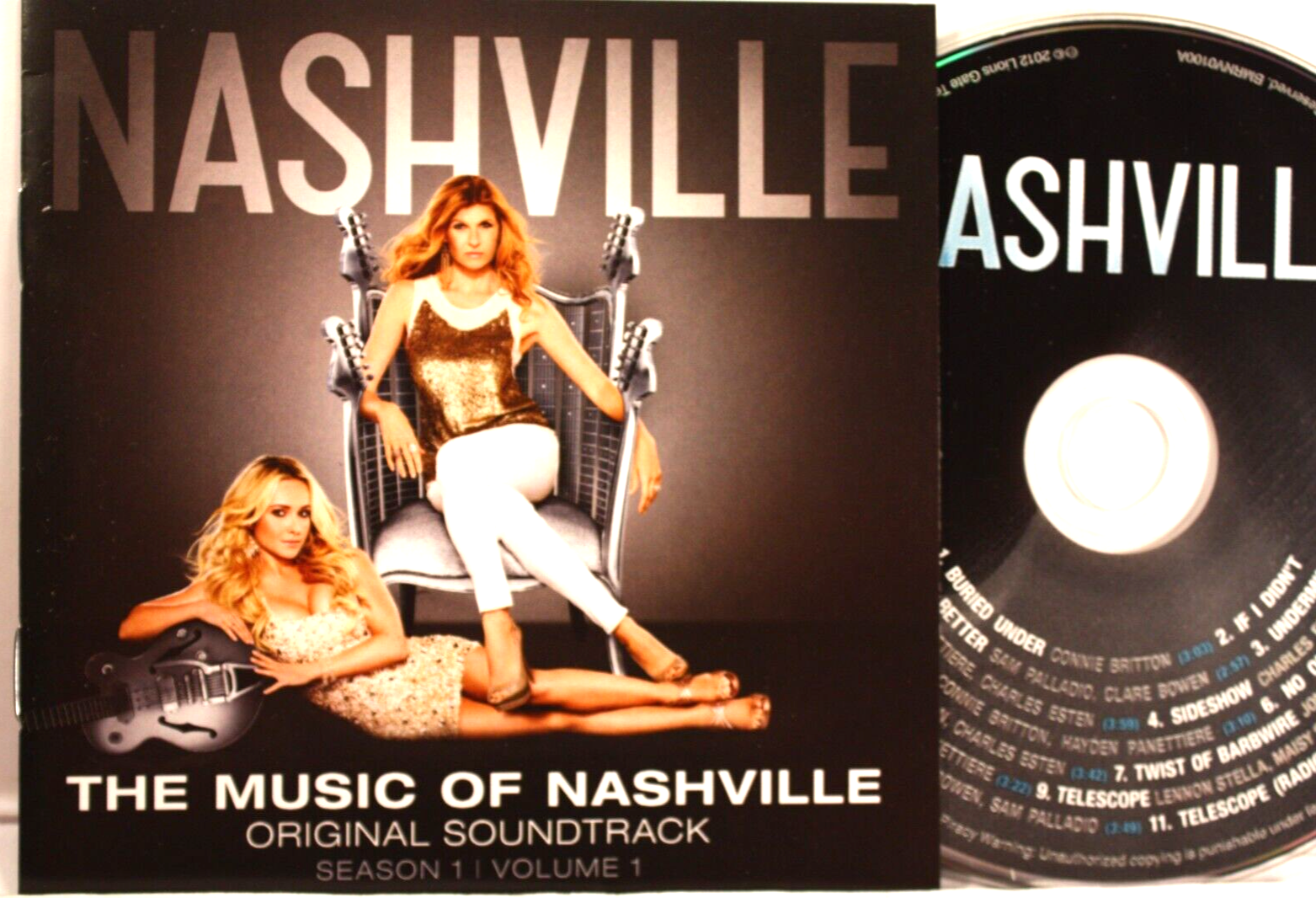 美品 CD Nao'ymt wit' 1st Season Various Artists - Nashville: Season 1 Volume 1 (Original