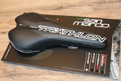 Selle San Marco Dima Triathlon Flat Narrow Manganese Rail Saddle