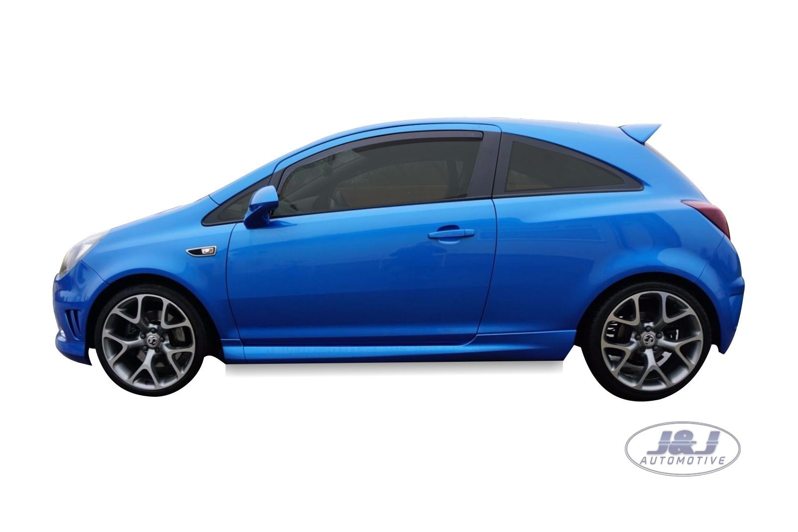 VAUXHALL CORSA D 3 Door 20062019 Front wind deflectors 2pc set TINTED