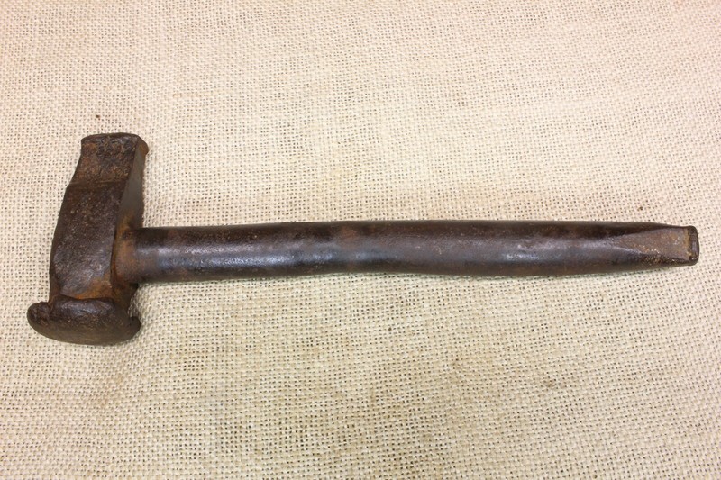 Old Conestoga Covered Wagon Hammer Hitch Pin Hand Forged 1800’s 9 3/8” Well Worn