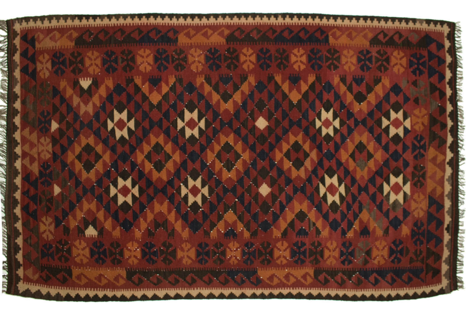 Orientale Kilim Afghanistan 255x154cm A Tessuto A Maimana