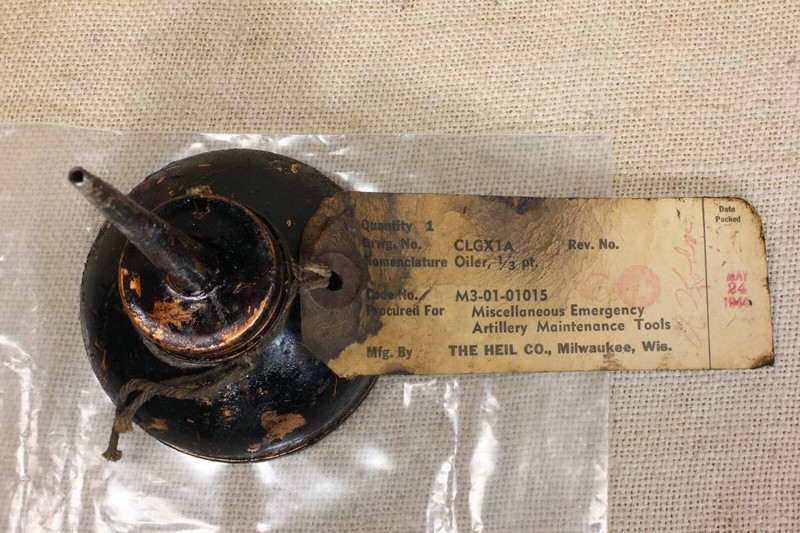 Er Oil Can Dated 1944 Emergency Artillery Maintenance Tool Ww2 New Stock