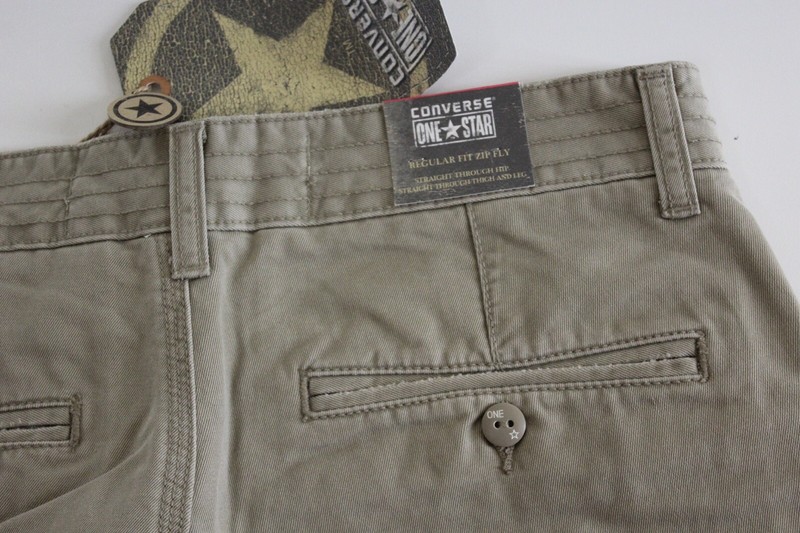 khaki pants and converse