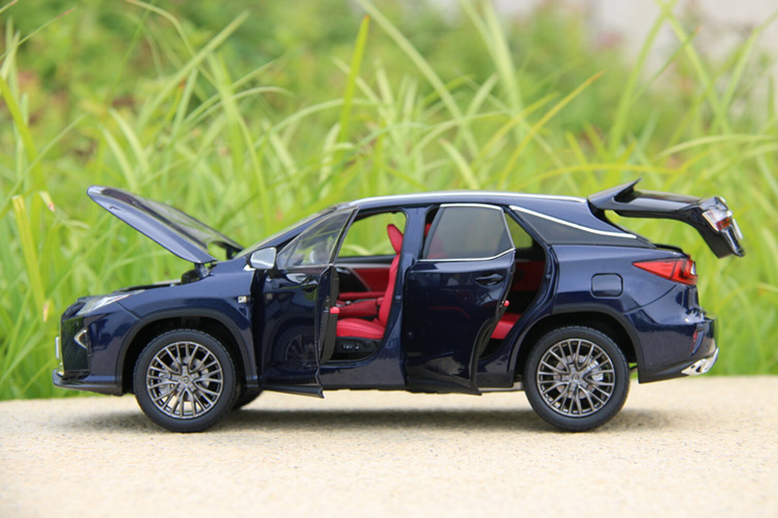 ミニカー 1/18 レクサス RX200T ネイビー 1/18 Toyota Lexus RX 200T RX200T SUV Diecast Model Car Toy