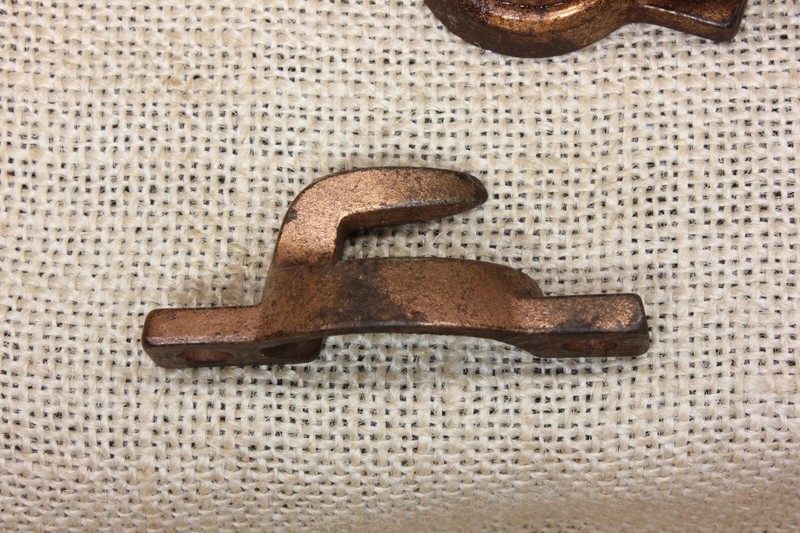 Window Sash Lock Teapot top rustic copper cast iron OLD vintage screws 1880’s