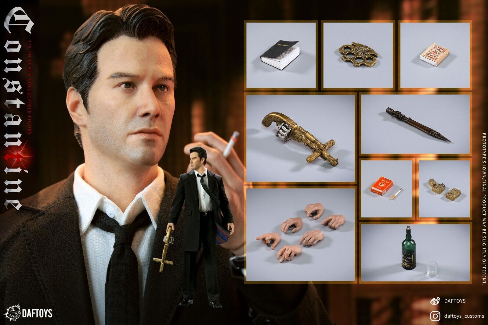 daftoys コンスタンティン DAFTOYS 1/6 Constantine 12in. Action Figure In Stock NEW | eBay