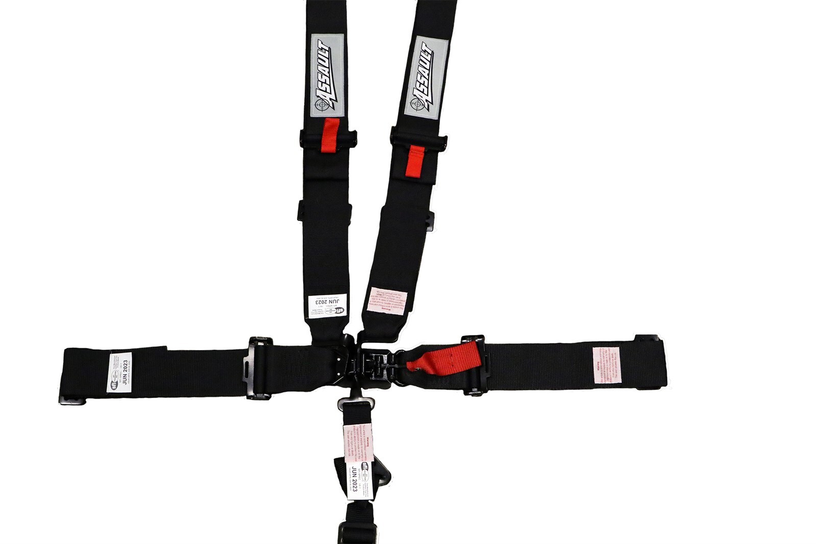 Black 5 Point 3" Wide Race Harness Seat Belt Hot Rod Off Road Side By Side RZR