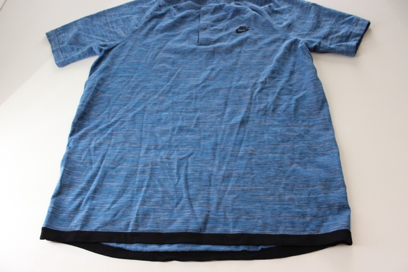 collarless polo nike
