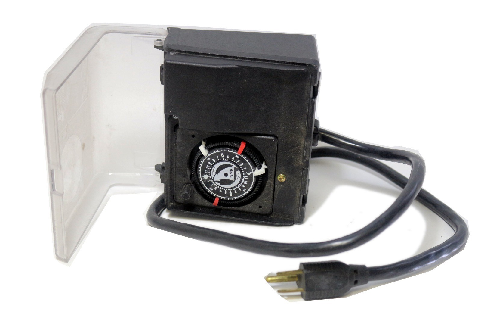Intermatic Hb11r Raintight Outdoor Timer Switch Heavy Duty 24 Time A Used Intermatic Hb11r Raintight Outdoor Timer Switch Heavy Duty 24 Time 1250 Watts Listed Now With Starting Of 37 95