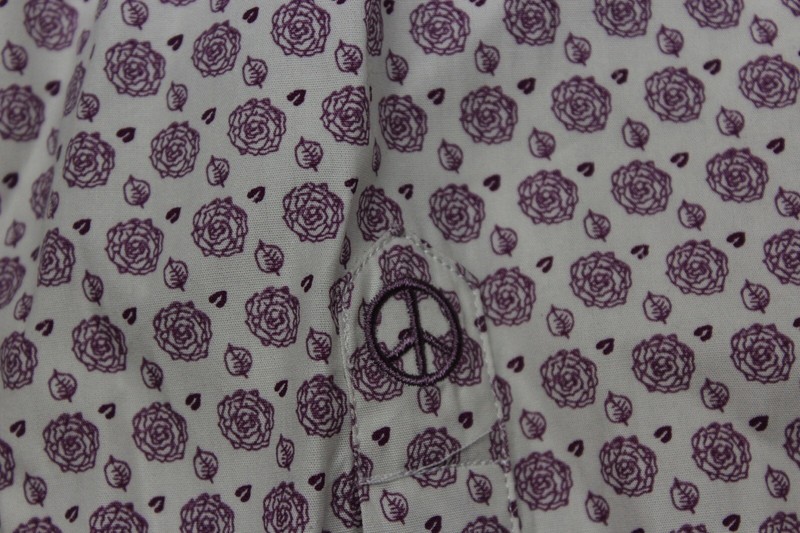 NWT John Lennon Floral LONG SLEEVE SHIRT Large L 16.5 x 35/36 Slim | eBay