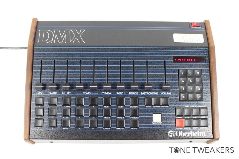 Oberheim DMX 80s Digital MIDI Drum Machine Pro Refurbished VINTAGE SYNTH DEALER