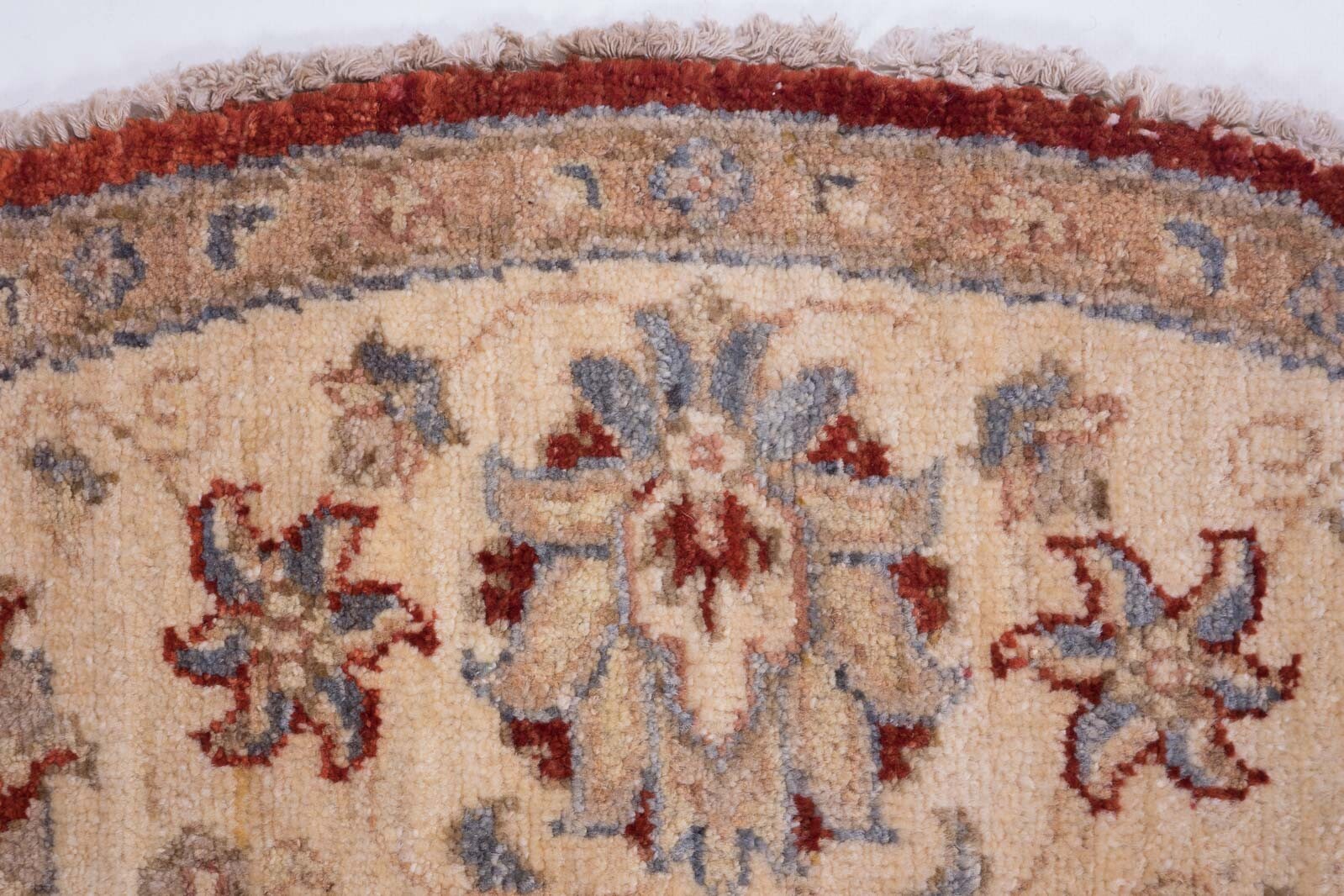 Afghan Chobi Ziegler Rund 155x155 Handgeknüpft Teppich ...