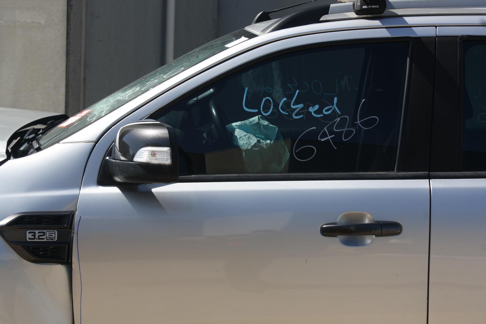 FORD RANGER LEFT FRONT DOOR WINDOW PX, DUAL CAB, 06/11 11 12 13 14 15