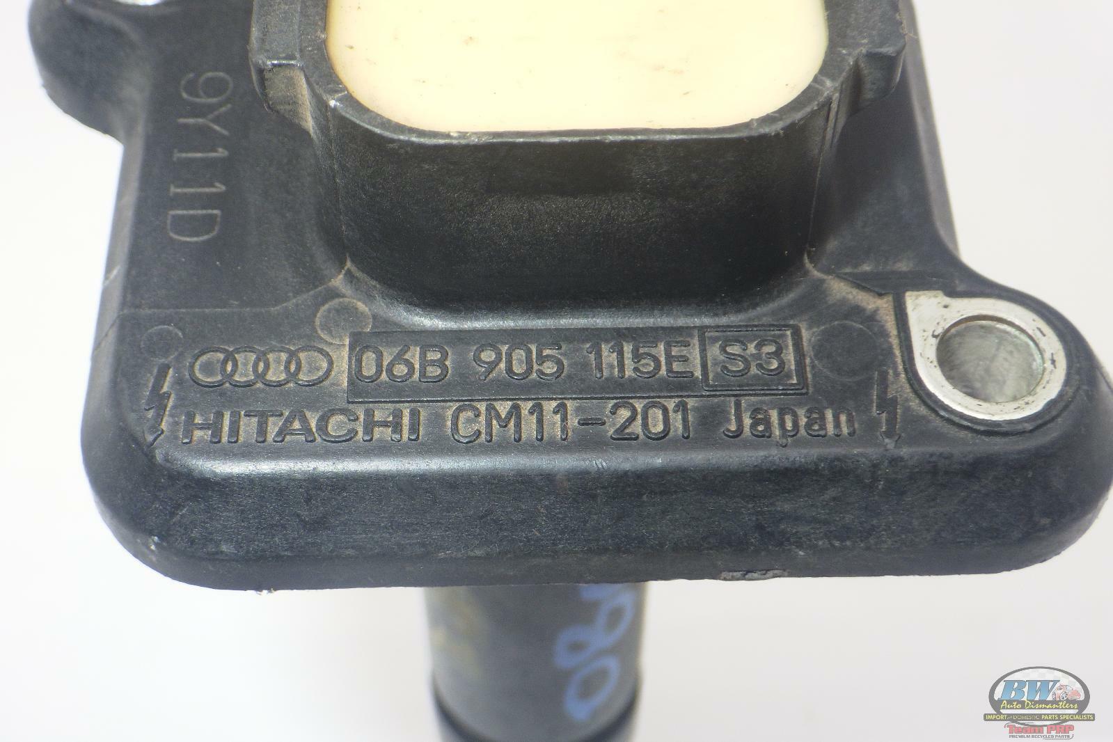 06B905115E; AUDI A6 OEM Direct Ignition Coil Pack 4.2L 8Cyl. 00 01 02