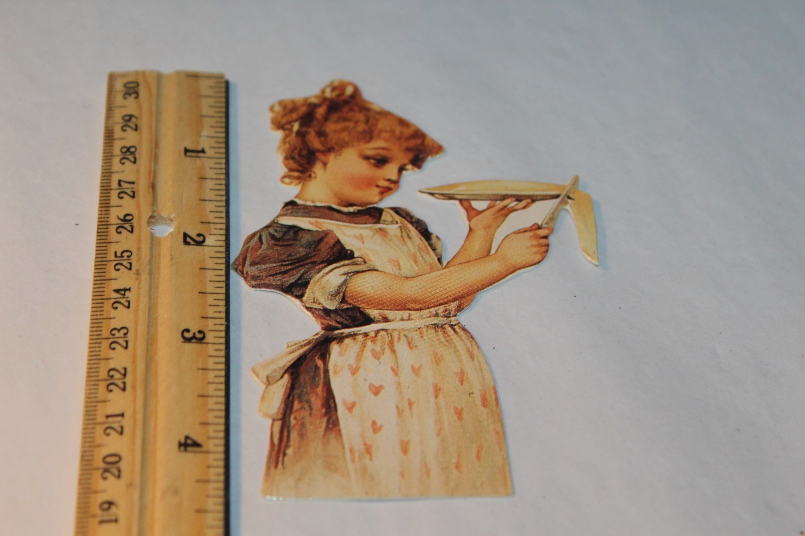 Vintage Old Print Factory 12 Die Cut Gift Tags with envelopes