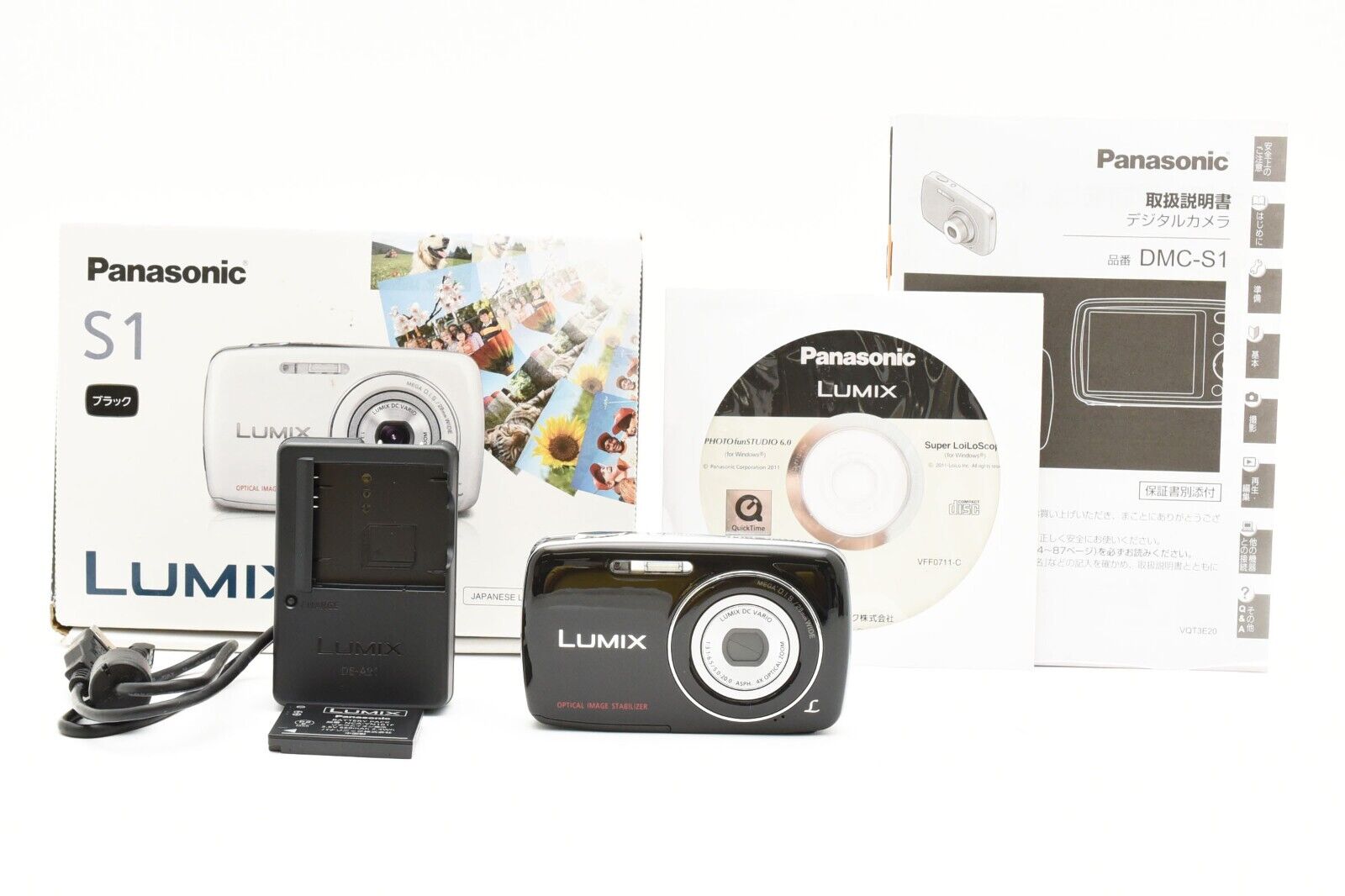 Panasonic LUMIX DMC-S1 Compact Digital Camera Black Tested Panasonic LUMIX DMC-S1 Compact Digital Camera Black Tested