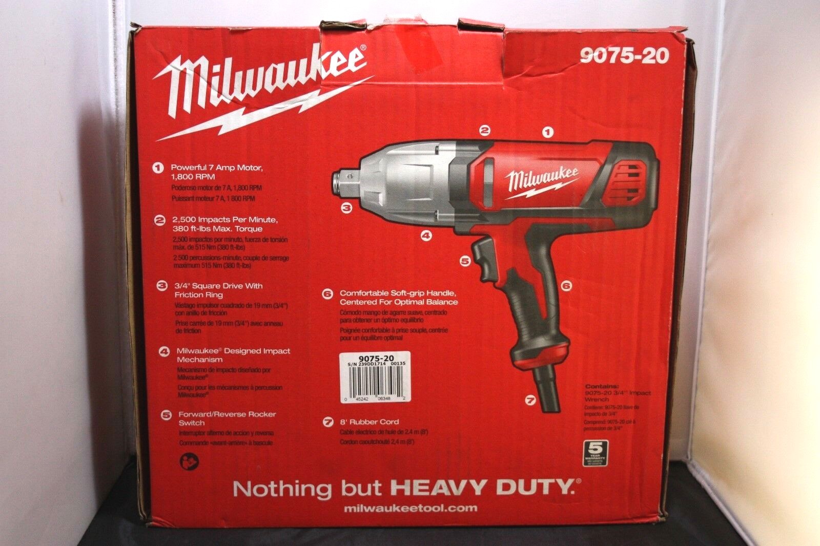 Milwaukee 9075-20 3/4