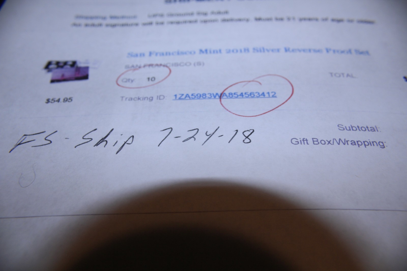 TEN  2018 s San Francisco Silver Reverse Proof Sets