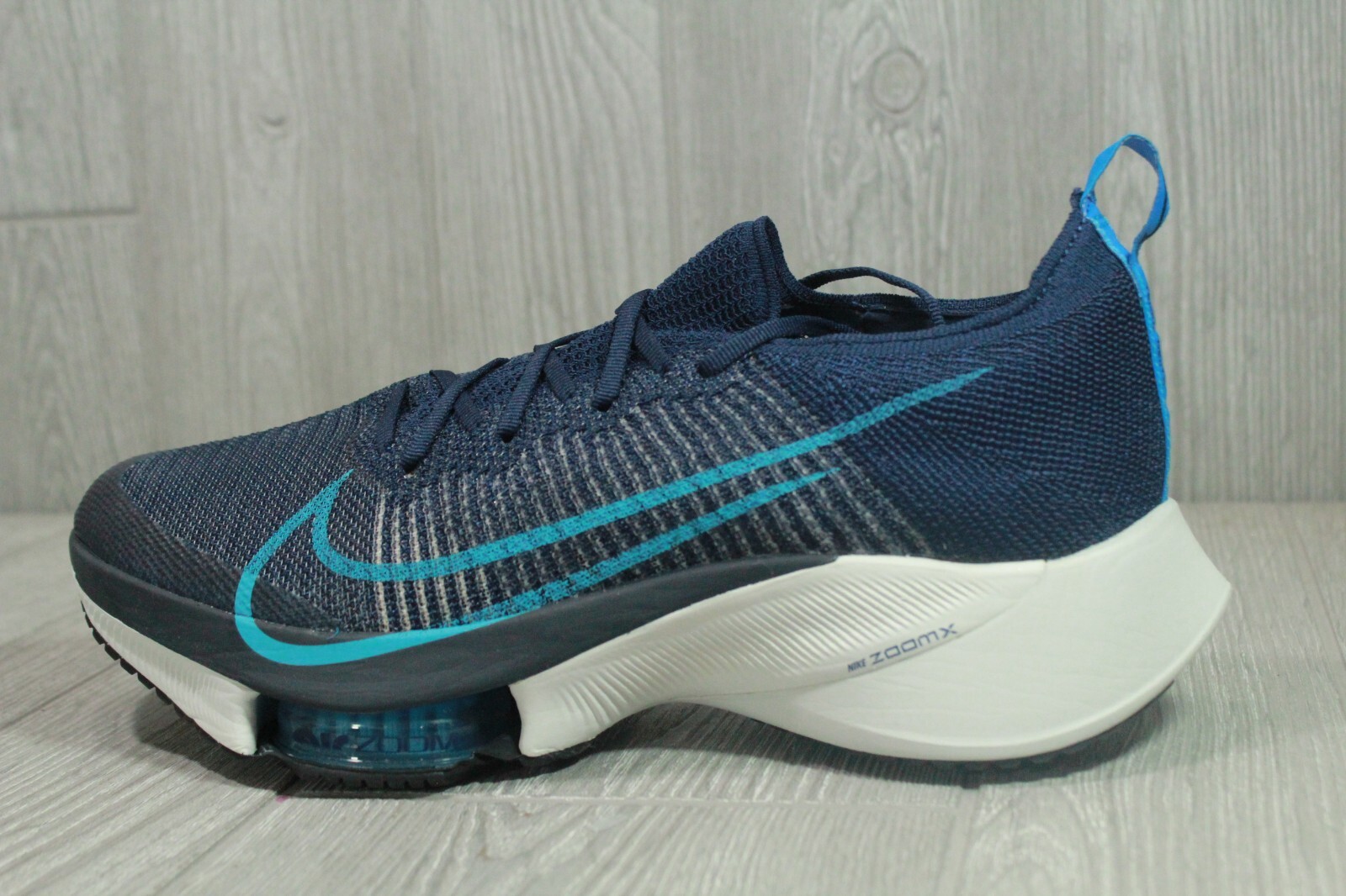 Nike Air Zoom Tempo Next% Flyknit Men's Running Shoes Blue