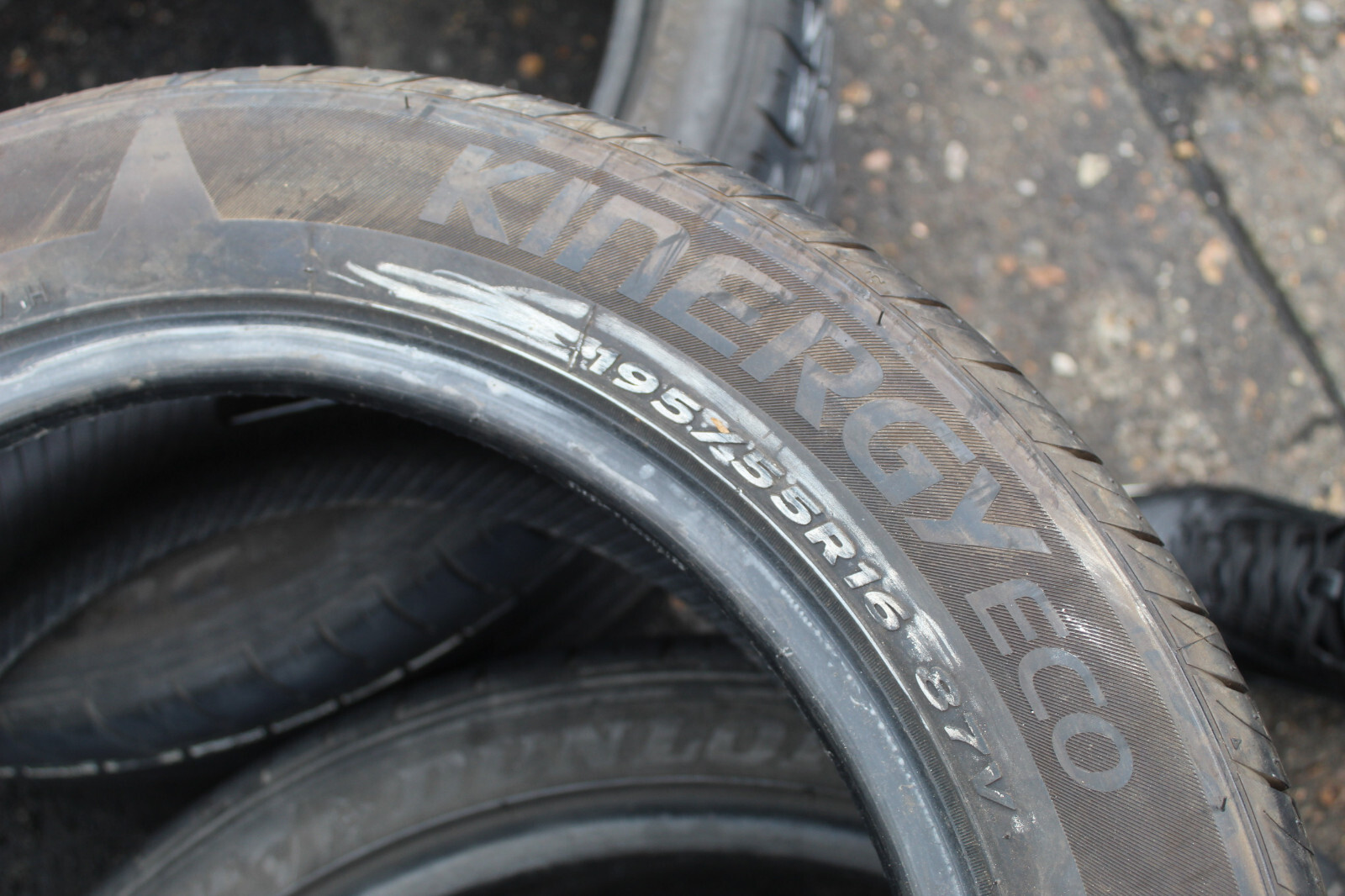 New 195 55 16 Hankook, Kinergy Eco, 87V, x1 Single (F1_tyres) FO L2436