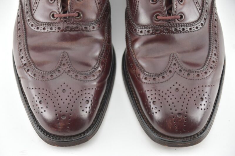 ALDEN x BROOKS BROTHERS 8D #8 SHELL CORDOVAN WINGTIP OXFORD ALDEN x BROOKS BROTHERS 8D #8 SHELL CORDOVAN WINGTIP OXFORD