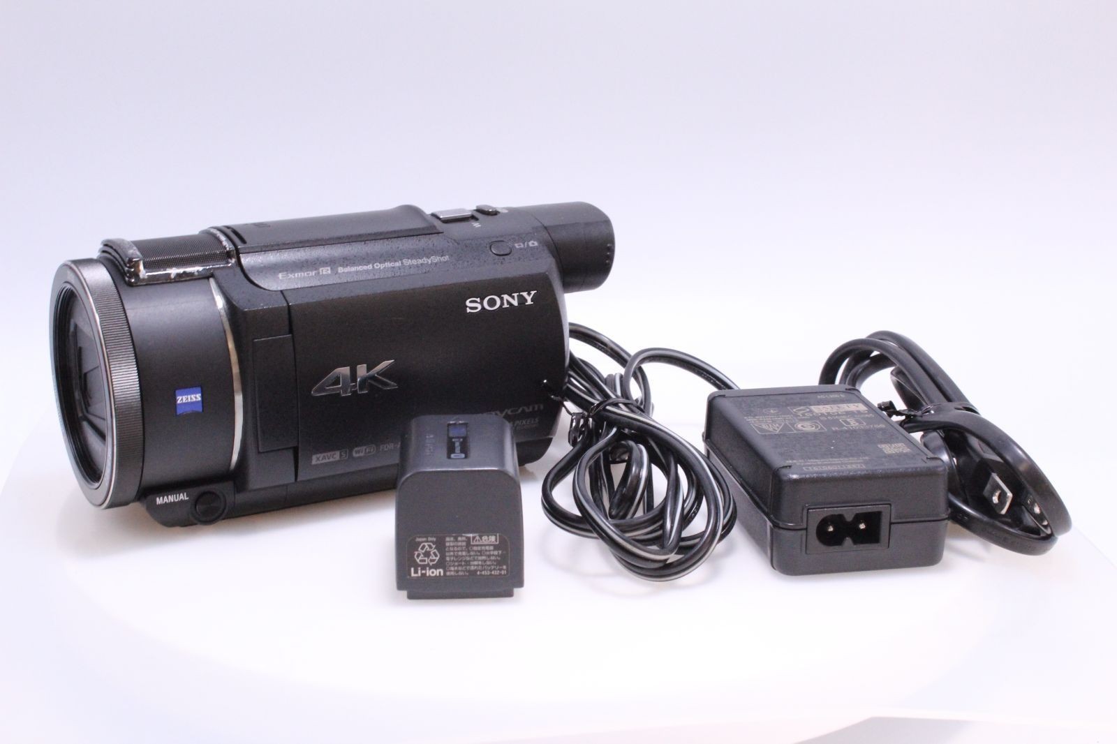 SONY 4K ハンディカム FDR-AX55 Amazon.co.jp: SONY ビデオカメラ FDR-AX55 4K 64GB 光学20倍