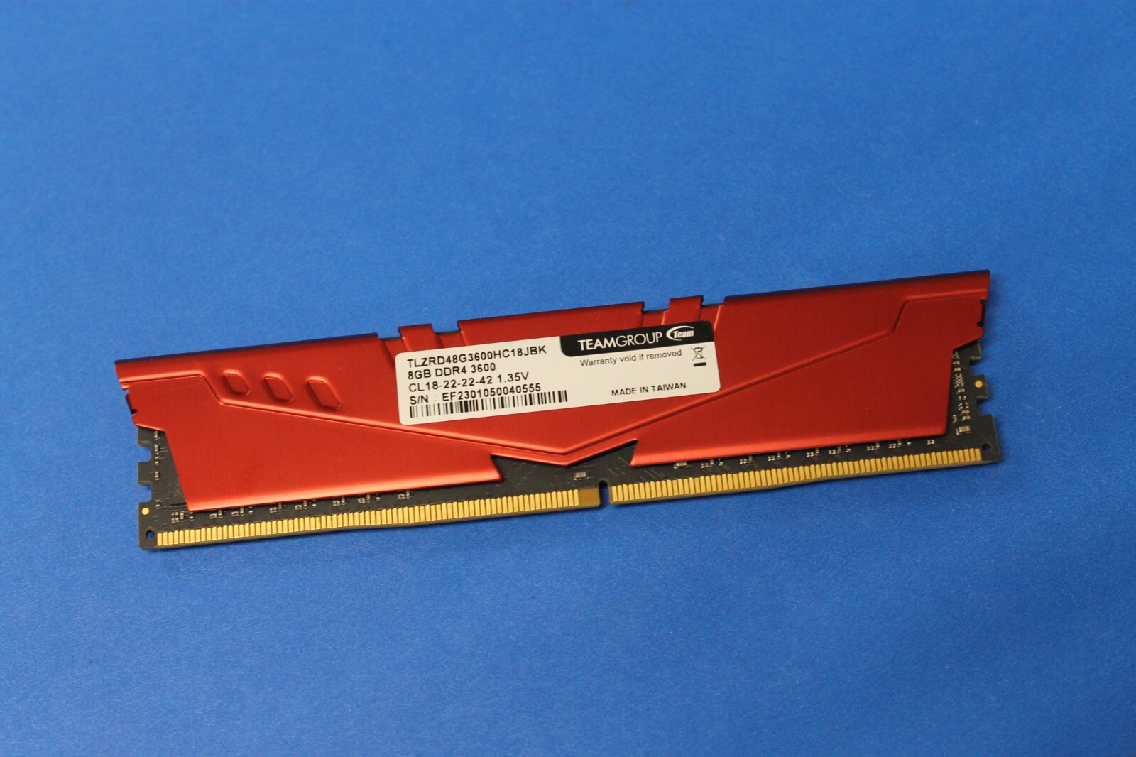 TeamGroup T-Force Vulcan Z 8GB DDR4-3600 PC4-28800 TeamGroup T-Force Vulcan Z 8GB DDR4-3600 PC4-28800