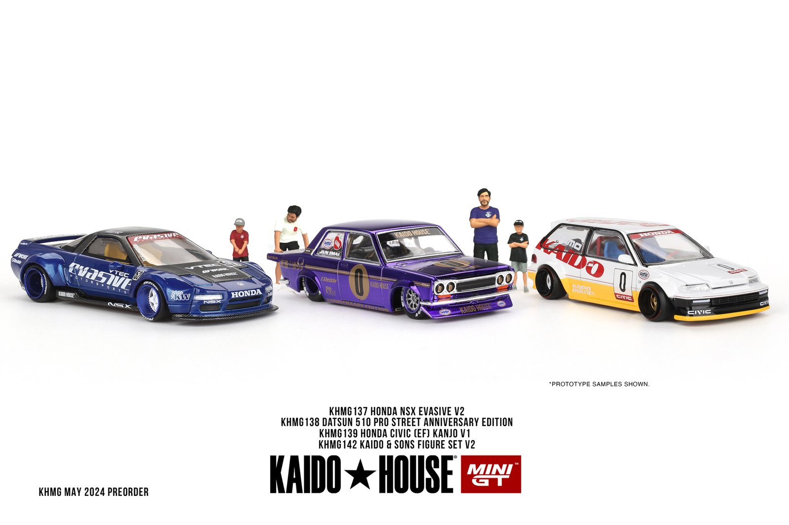 ゆう様　MINIGT 街道ハウス Honda シビック Kaido 2台 モデルインプレッション】 Mini GT x KAIDO☆HOUSE - Honda