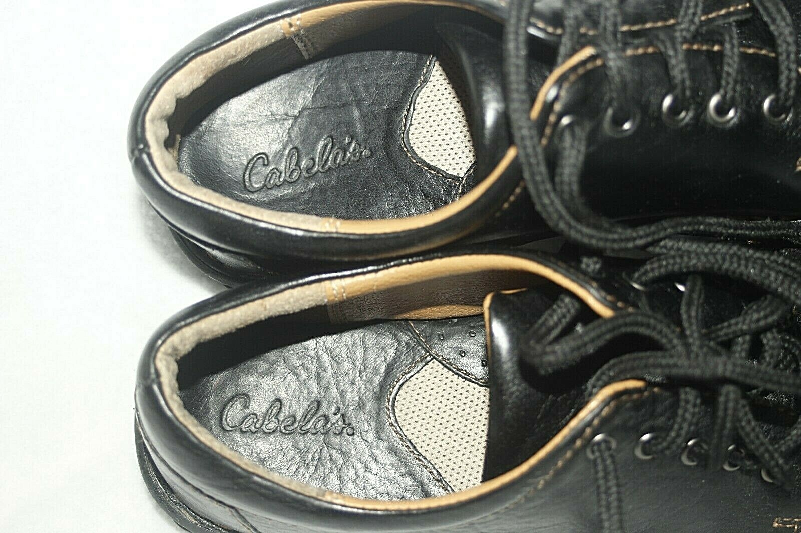 CABELAS Womens Oxford Shoes Walking Comfort Leather