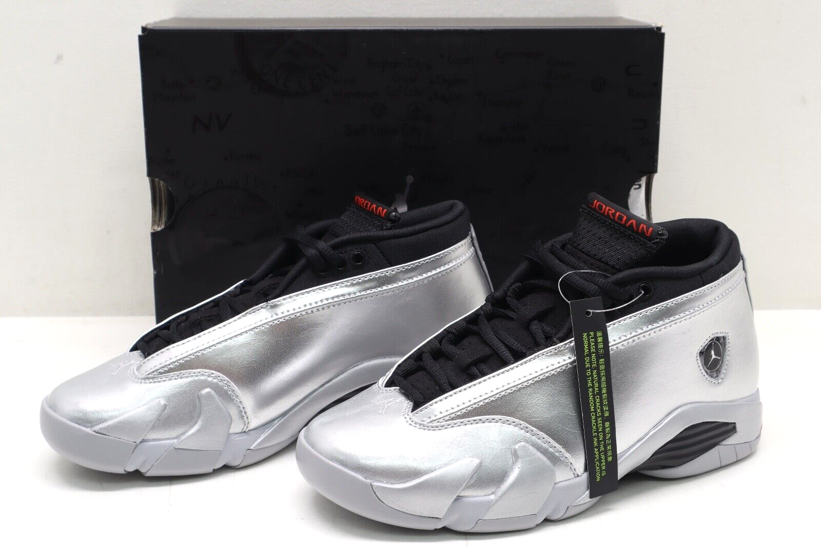 ♡② Air Jordan 14 Retro Low Metallic Silver 2023 (DH4121-060