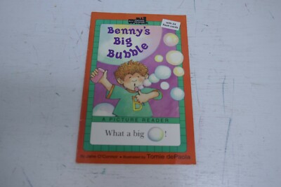 Benny's Big Bubble by Jane O'Connor With 24 Flash Cards Illus. Tomie DePaola PB
