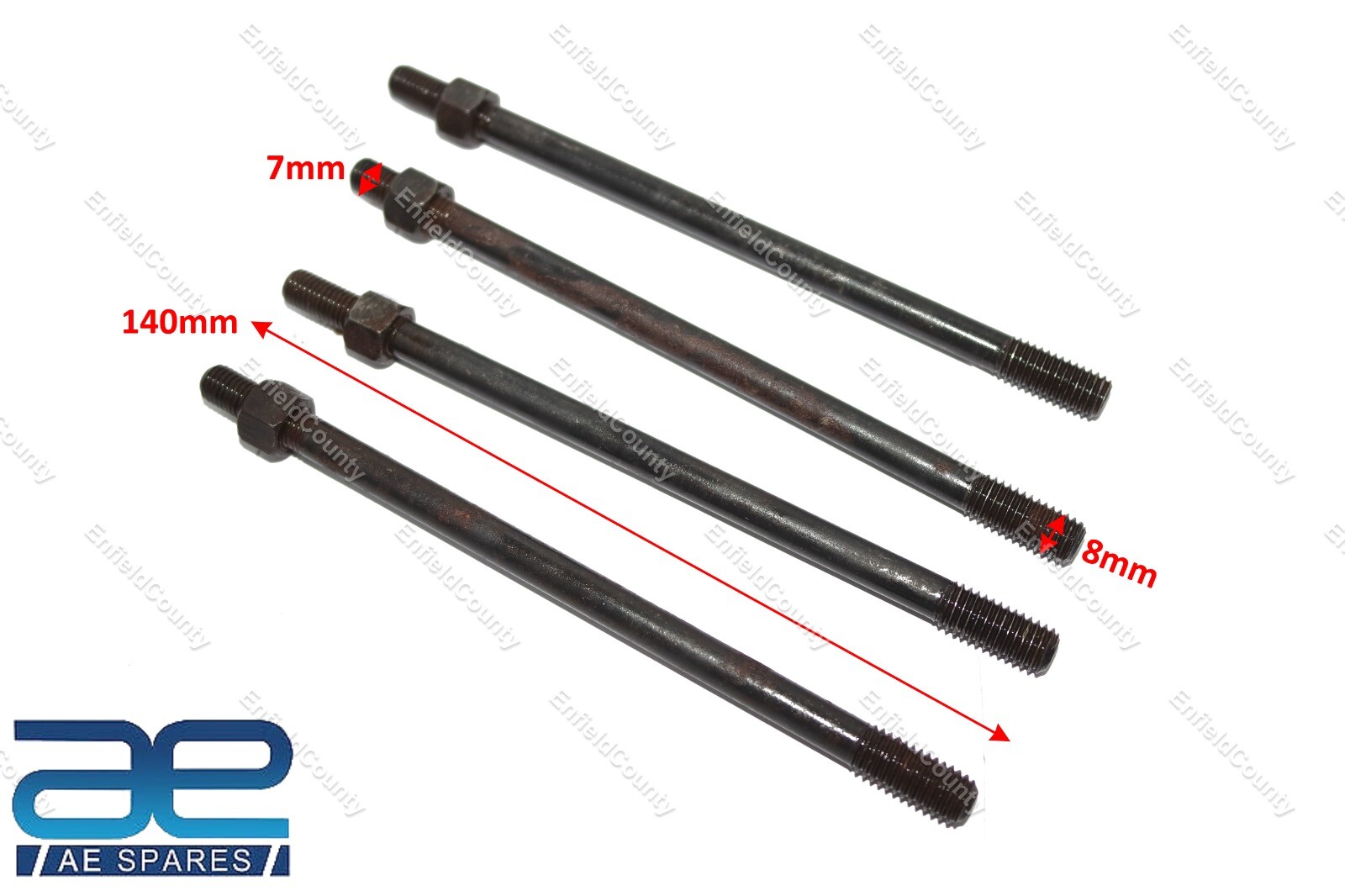 Genuine Cylinder Head Stud Kit 4 Units LML VESPA PX 200 Model Scooters  