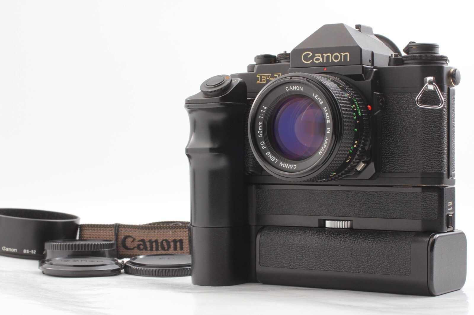 Canon new F-1 AE+モータードライブ+FD 50mm1:1.4 Canon new F-1 AE+モータードライブ+FD 50mm1:1.4 Canon new FD