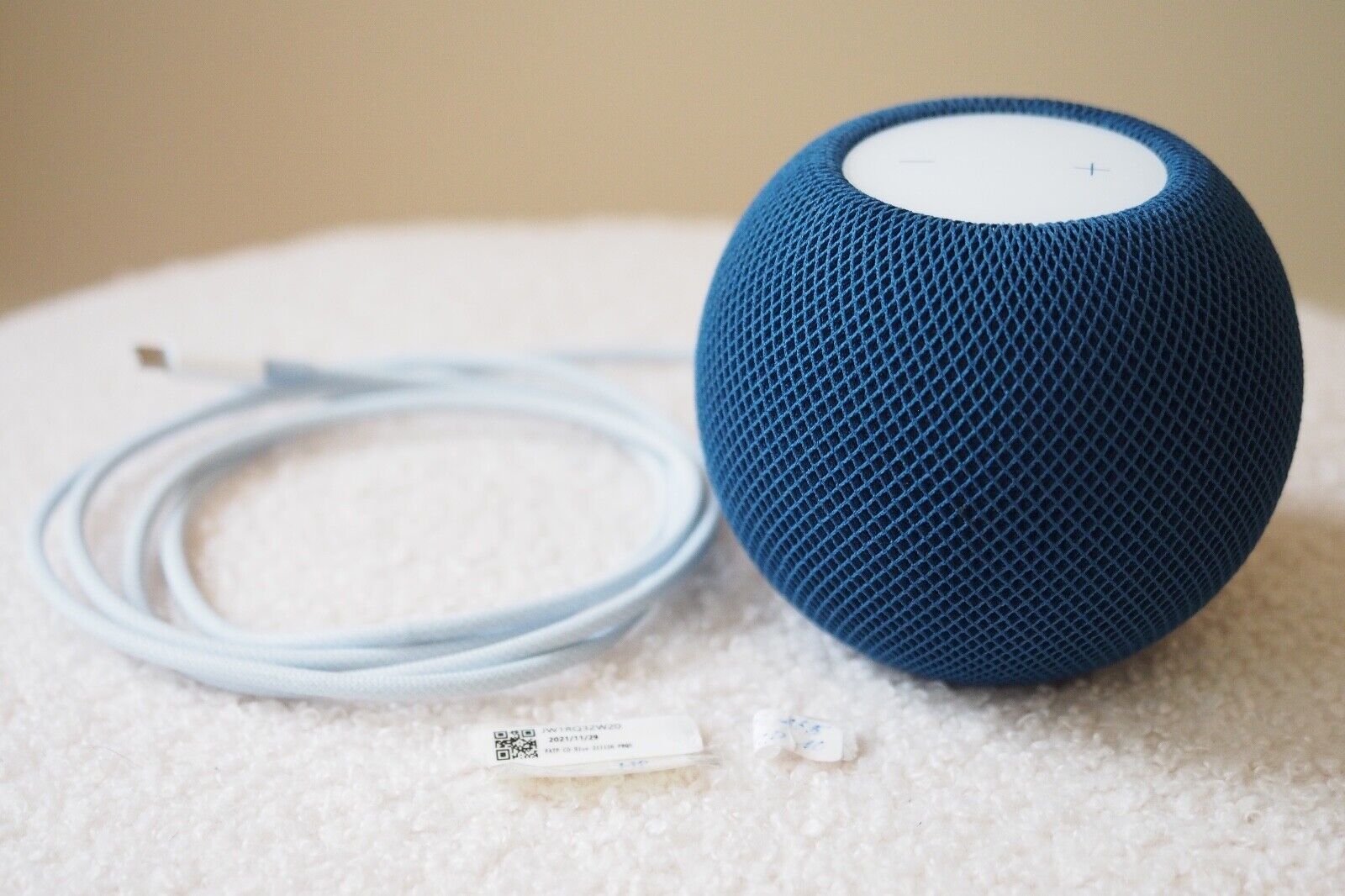 Apple Blue HomePod mini Smart Speaker - Rare Test Unit Apple Blue HomePod mini Smart Speaker - Rare Test Unit