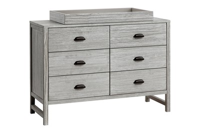 Davinci Fairway 6-Drawer Double Dresser Rustic Grey