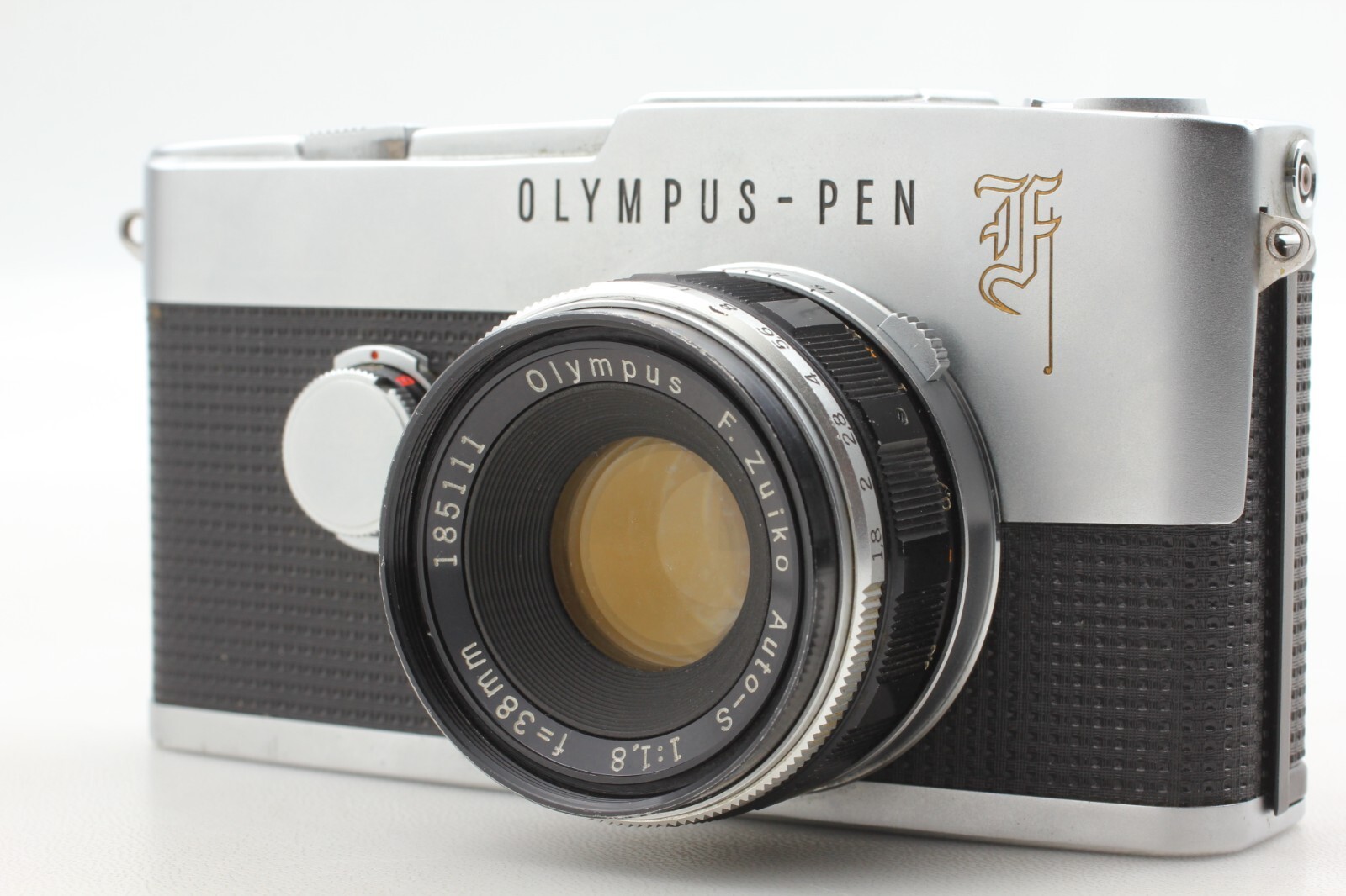 EXC+5】 Olympus PEN-F Half Frame Film Camera w F.Zuiko 38mm