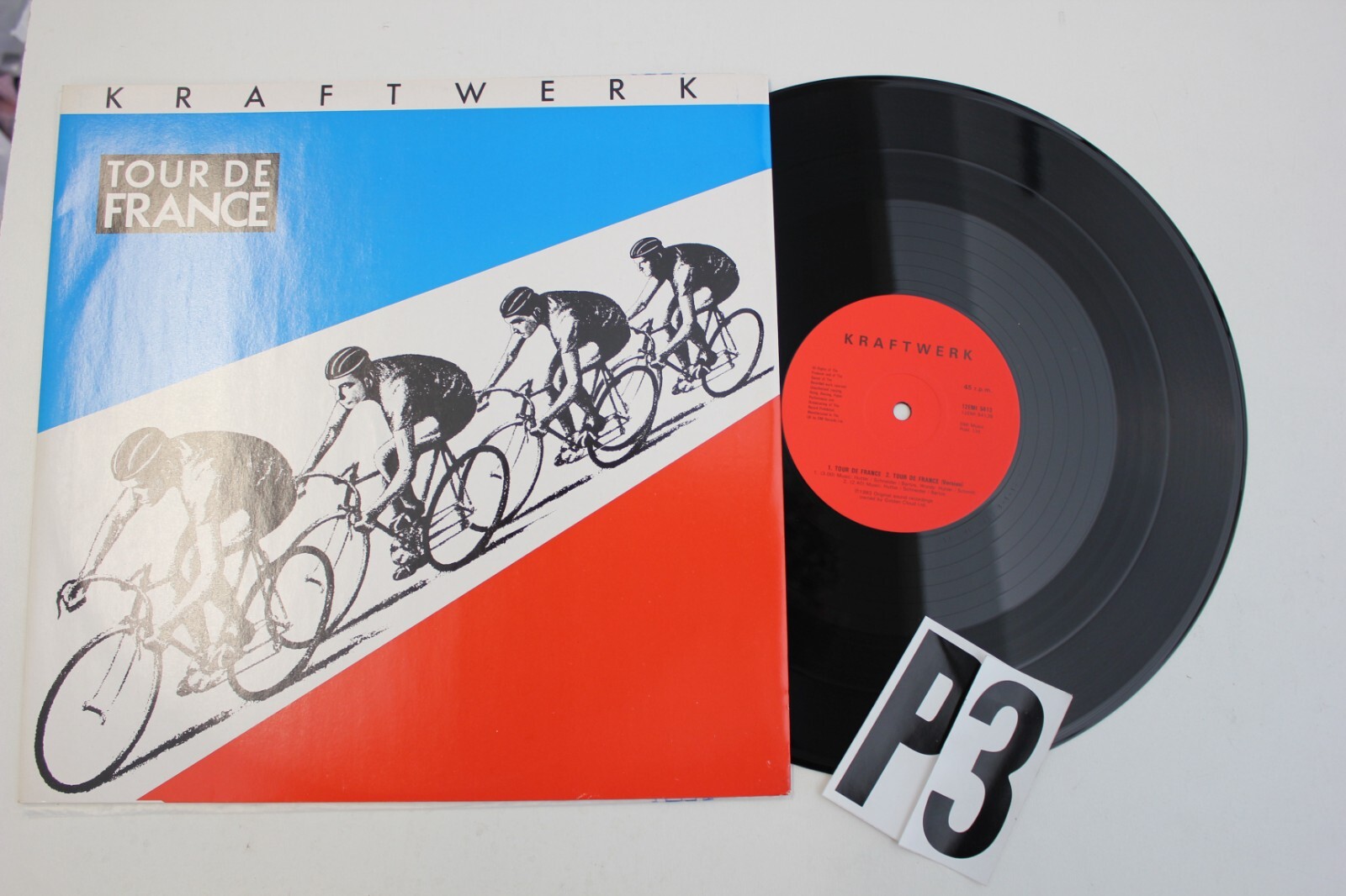 Kraftwerk Tour De France Record lp original vinyl album Kraftwerk Tour De France Record lp original vinyl album