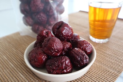 Organic Jujubes from California MODO FARMS - Dried - Perfect for Snacking (1lb)