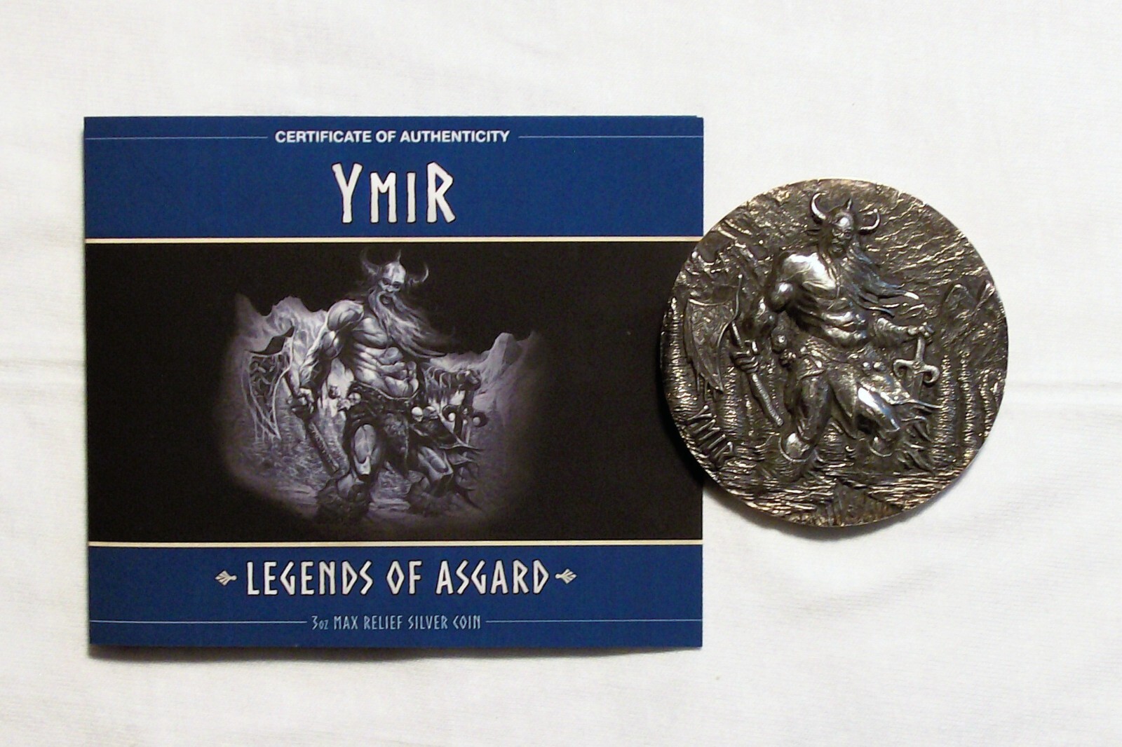 2017 Tokelau -YMIR Legends of Asgard **YMIR** ANTIQUE 3 Oz