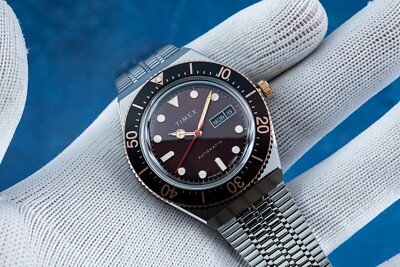 TIMEX M79 オートマチックTW2U96900 腕時計 TIMEX TW2U96900 M79 Automatic Men's Watch Bordeaux Dial