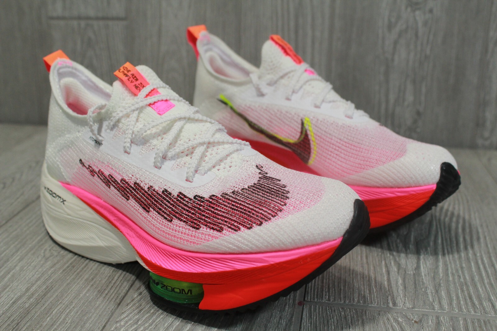 Pre-owned Nike Air Zoom Alphafly Next % Fk Running Shoes Womens Sz 7, 7.5, 8 In Multicolor