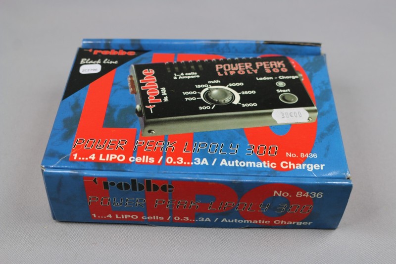 Zc2796 Robbe 8436 Power Peak Lipoly 300 Chargeur Automatique 0,3 A 3a