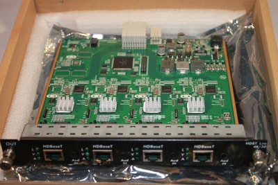 Muxlab 500483-O 4 channel  HDBT output card,POE,UHD-4K