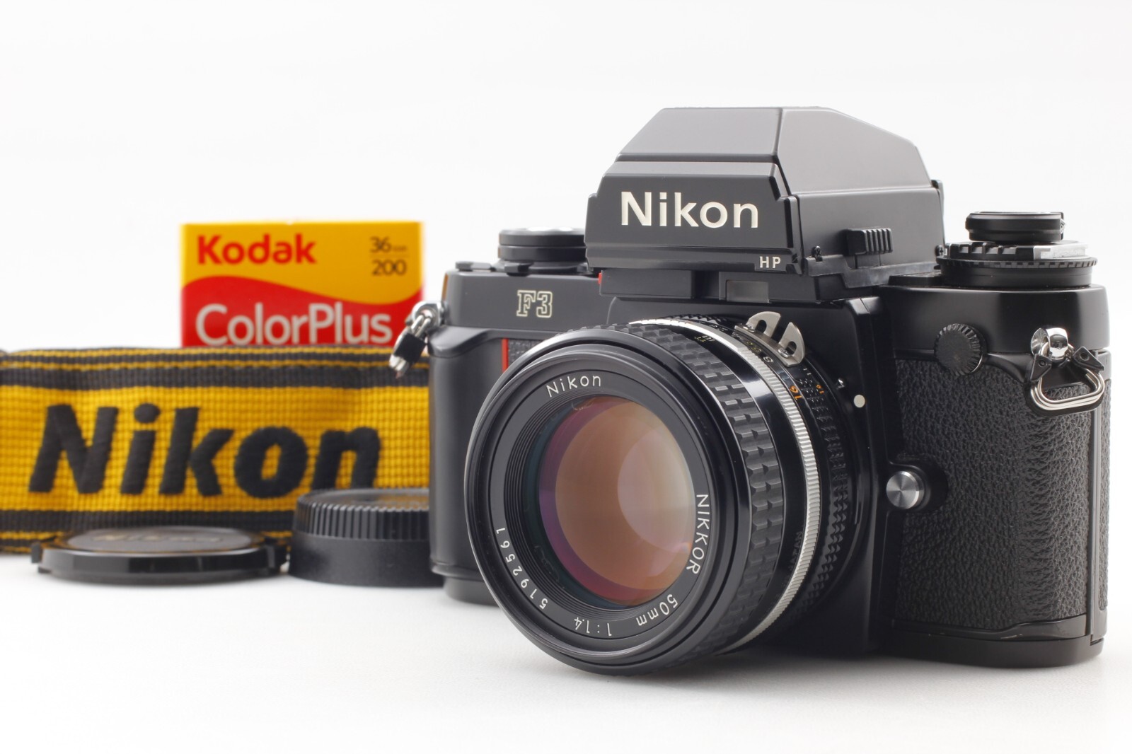 【完動品】Nikon F3 HP AI NIKKOR 50mmf1.8 Nikon F3 HP F3HP 35mm Film Camera w/ 50mm f1.8 AI-S Lens