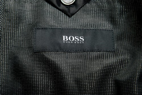 Pre-owned Hugo Boss "hutson5/gander3" Men's 100% Wool Slim Two Button Suit In Gray